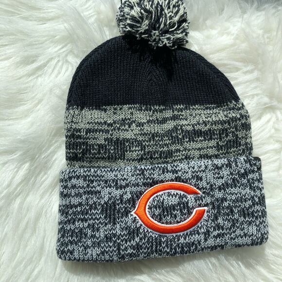 '47 Brand Men's Beanie hat Cap One Size Navy Chicago Bears Static‎ Cuff Knit NWT - Picture 3 of 7